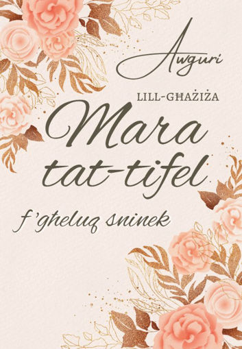 Picture of AWGURI MARA TAT-TIFEL FGHELUQ SNINEK KARTOLINA
